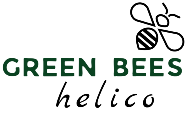 Green bees helico logo